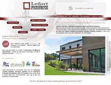 Tablet Screenshot of constructeur-maisons-bois.pro
